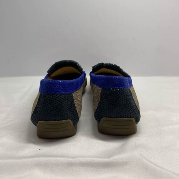 Vaneli Reptile Multi Color Driving Leather Loafers 8.5N - Picture 7 of 7